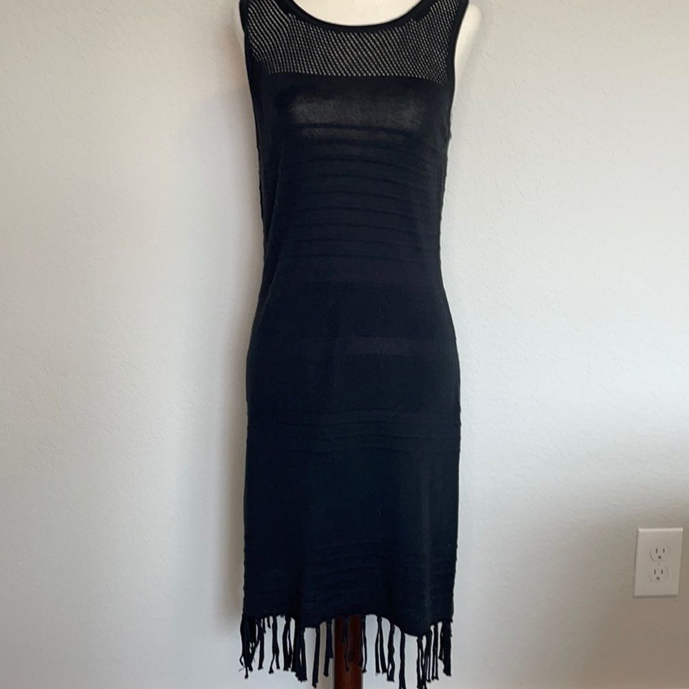THOMMY BAHAMA high neck sweater dress swim coverup